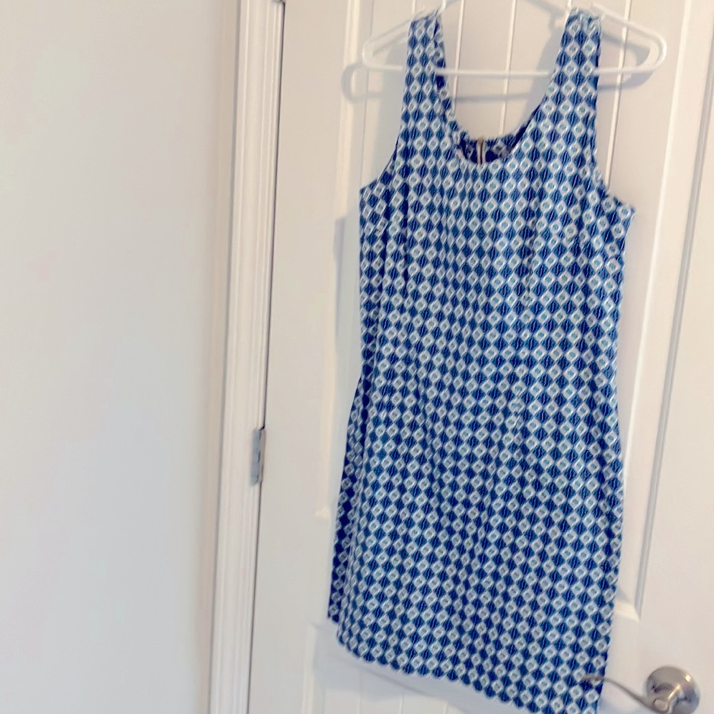 Laundry by Design Sleeveless Abive the Knee Dress. Cotton Blend. Sz 10. Back Zip